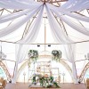 Rollo De Tela De Organza Para Decoración De Boda 1.6x10m