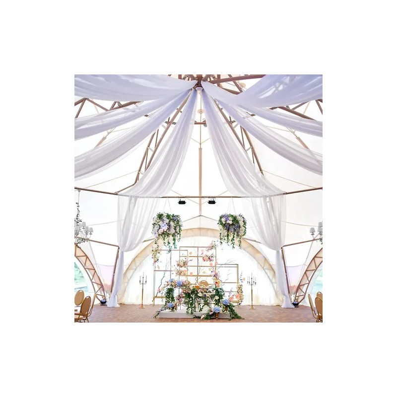 Rollo De Tela De Organza Para Decoración De Boda 1.6x10m