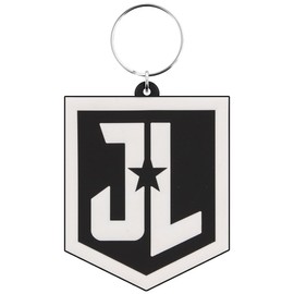 Pyramid International Justice League Movie (Shield) -Rubber Keychain 4.5 x 6cm, Multi-Colour, 4 x 6 x 1.3 cm