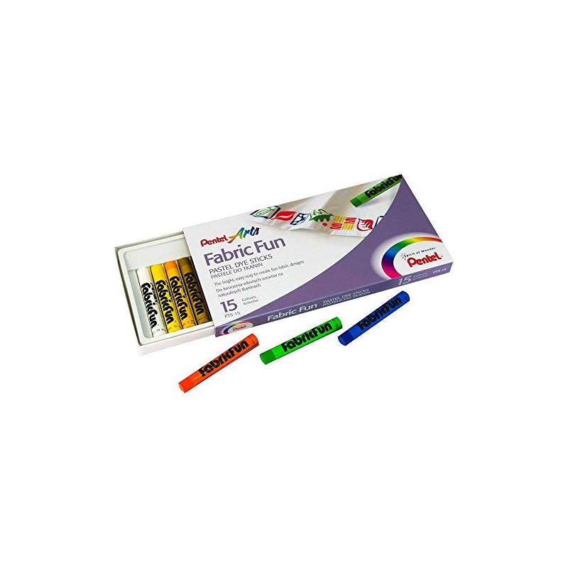 PENPTS15 - Pentel Fabric Pastel Dye Sticks by Pentel