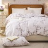 Cozaline Floral Duvet Cover King Size - 100% Nature Cotton