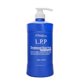 K-Beauty Ellad LPP Hair Repair Treatment 33.8 Ounce – Korean Professional Formula with Hydrolyzed Keratin, Collagen, Argan Oil & Grape Seed – Deep Moi