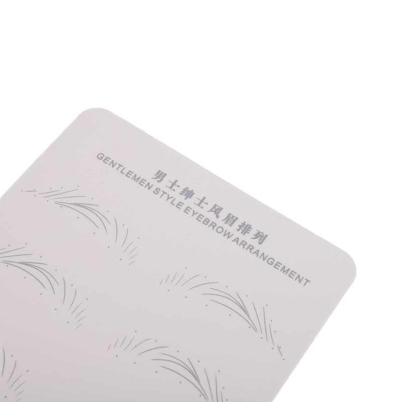 5Pcs Double Sided Microblading Practice Skin Soft Silicone Eyebrow Tattoos