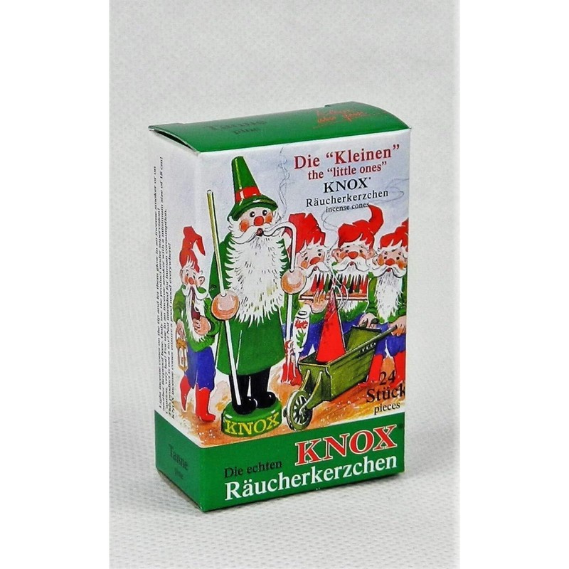 Knox Mini Pine Scent German Incense Cones Made in Germany