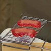 CAMPING MOON MTG-FG A4 Size Lightweight Bonfire Grill, Stainless Steel,