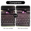 2PCS English Keyboard Stickers, Universal Replacement English Keyboard Letter with