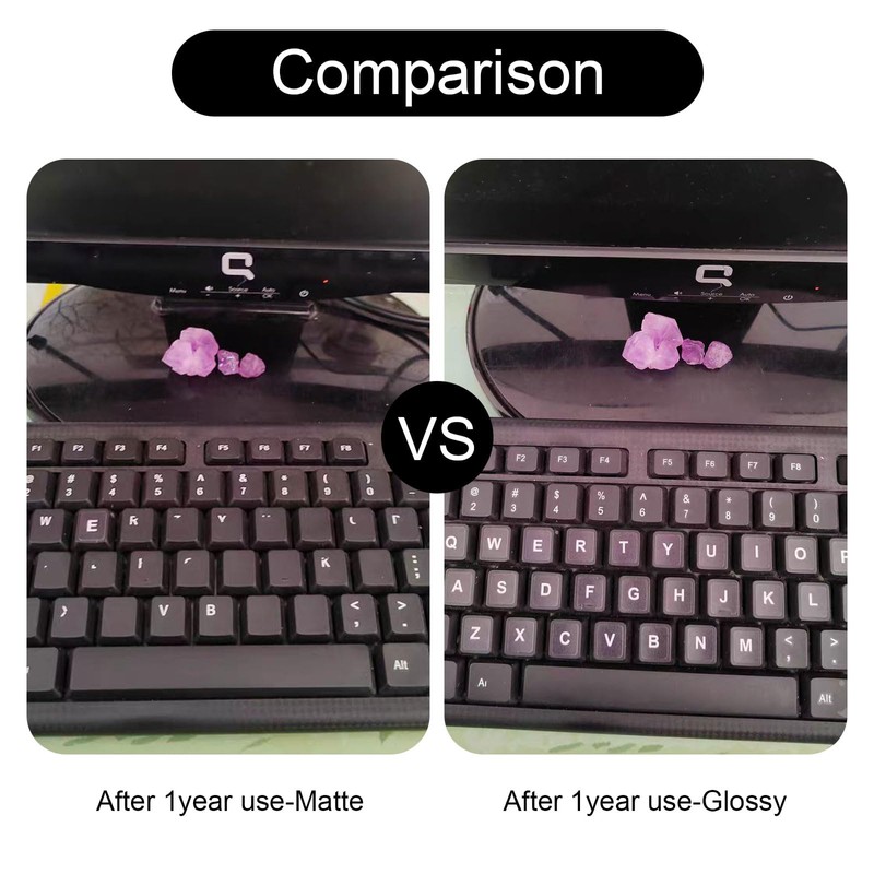 2PCS English Keyboard Stickers, Universal Replacement English Keyboard Letter with