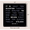Tech Tools LED Word Clock - Displays Time as Text
