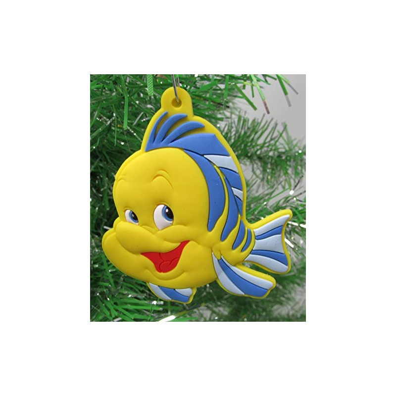 Little Mermaid Flounder Ornament (Unique Shatterproof Design)