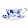PMNING Tea Cup and Saucer Set Royal Garden Style Tea