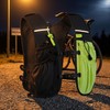 Mochila Poliéster Unisex Reflectante, Mochila con Paneles Malla Transpirable, para