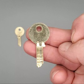 Yale 5x Yale RN10 Key Blanks E1R Keyway PARA Nickel Silver 6 Pin NOS