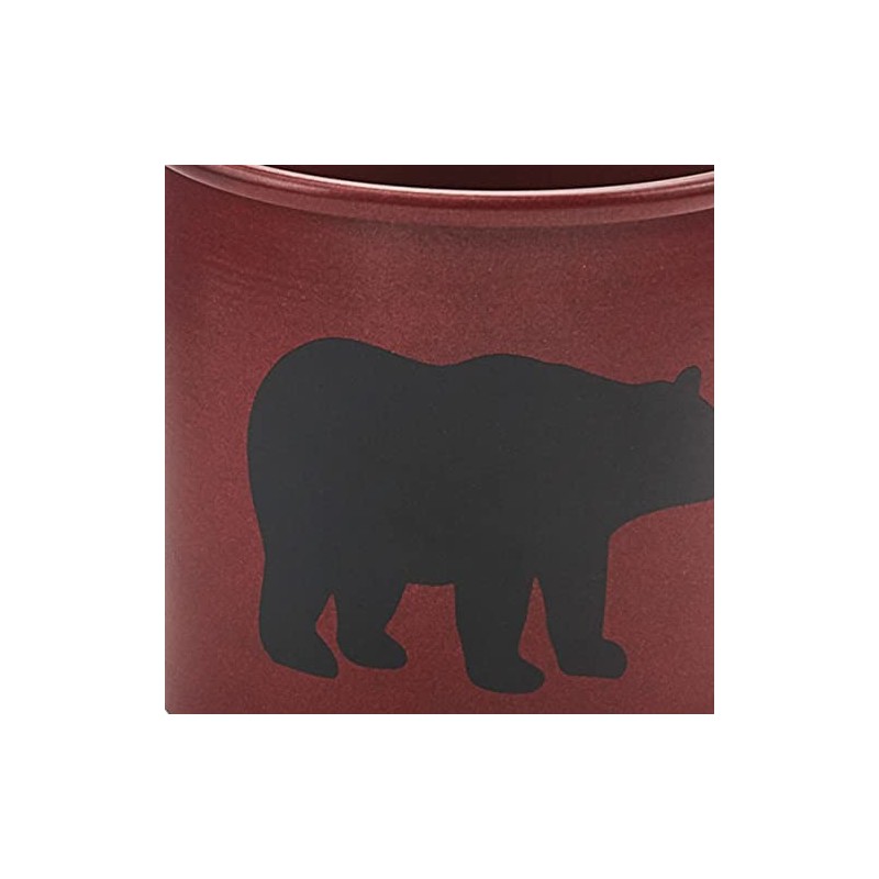 Park Designs Linville Enamel Bear 4 Piece Mug Set 16