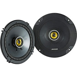 KICKER 46CSC654 CS-Series CSC65 6.5-Inch (160mm) Coaxial Speakers, 4-Ohm (Pair)