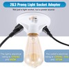 Ceoighe 1 Pack Upgraded Remote Control Plastic Light Fixture with
