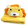 Yellow Lion Infant Flannel Blanket Stuffed Animal Head Baby Blanket