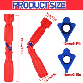 Toilet Seat Mounting Key Toilet Seat Mounting Key Toilet Seat Fixing Wrench with Joint for Toilet Seat Mounting with 10 13 17mm Screws