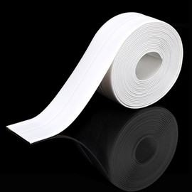 White Waterproof Sealing Tape, Joint Sealing Tape, Waterproof Prevents Moisture and Mould for Wall Sealing (3.8 x 320 cm)