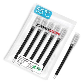 Chanzon 5pcs 55℃ Thermostat KSD9700 Thermal Protector Temperature Controller Normally Closed 55 Degree 250V 125V 5A