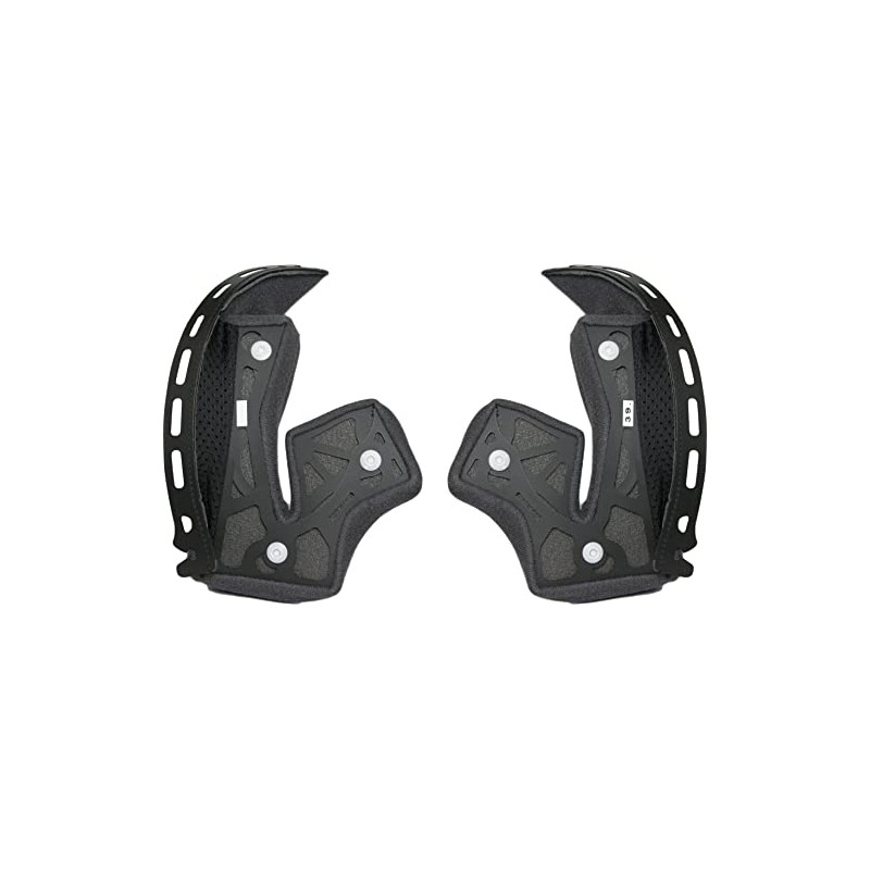Shoei RF-1100/QWEST Cheek Pad 35mm Motorcycle Helmet Accessories - Black/One
