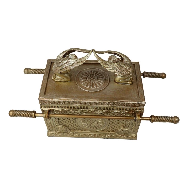 Collectibles Ark Of The Covenant With Two Cherubim Angels Golden