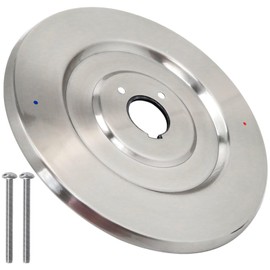 Vicue New Version Escutcheon Replacement for Moen 16090 Chateau Collection, for One-Handle Tub and Shower Faucets, Brushed Nickel