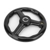 200 x 18 mm Hand Wheel Black Powder Coated 3