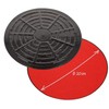 com-four® 4x coasters with felt, felt glides for vases, flower