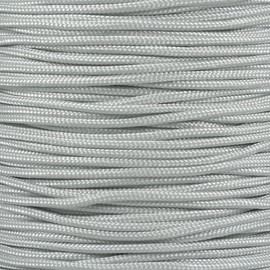 West Coast Paracord 425 Paracord (3mm) - Made of 100 Percent Nylon - for Tactical, Crafting, Survival, General Use (Silver Gray, 25 Feet)