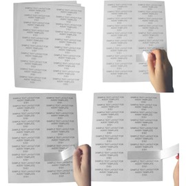 HOUSELABELS 20 Up Shipping Labels (4" x 1") for Laser and Inkjet Printers, 400 Sheets / 8,000 Labels