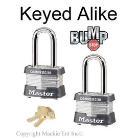Master Lock - Keyed Alike Locks 3NKALF-2 Bump