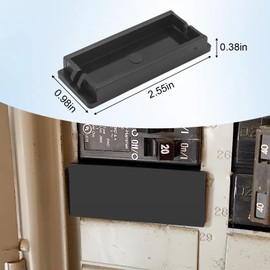 Breaker Cover Plate for Schneider Electric HOMFPCP Homeline Filler Plates (Comes with Breaker Box Label) 10 Pack