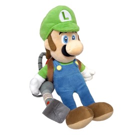 Sanei Trading Luigi's Mansion 2 Luigi (Poltergust Head) W5.1 x D5.1 x H9.8 inches (W13 x D13 x H25 cm) Plush Toy