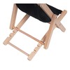 Hanpo Mini Wood Beach Chair Phone Stand, Cute Fabric Foldable
