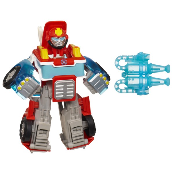 Playskool Heroes Transformers Rescue Bots Energize Heatwave the Fire-Bot Converting Toy Robot Action Figure, Toys for Kids Ages 3 and Up ()
