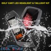 COOL STAR LED Headlight Tail Light Kit Compatible with EZGO