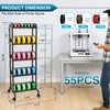 IRONWALLS 3D Printer Filament Rack with Wheel, 5 Tier, 51"