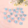 YISSION 20Pcs Small Blue Flower Hair Clips for Girls Women