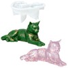 Realistic Lie Prone Cat Silicone Mold,3D Resting Kitten Figurine Mold
