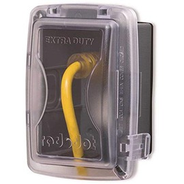 THOMAS & BETTS CKPM-Bulk Use Weatherproof Cover, 1 Gang, Non-Metallic, Clear, 2-7/8 in. Depth-2495873