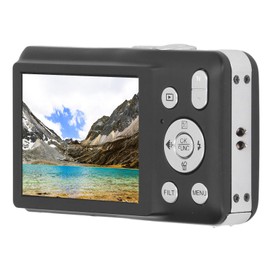 8K Digital Camera, 2.7inch 68MP Vlogging Selfie Dual Screen Camera with 16X Digital Zoom, 20 Built in Beauty Filters, 750mAh Digital Video Camera for Vlogging (Black)