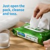 FitRight Aloe Quilted Heavyweight Personal Cleansing Cloth Wipes, Unscented, 576
