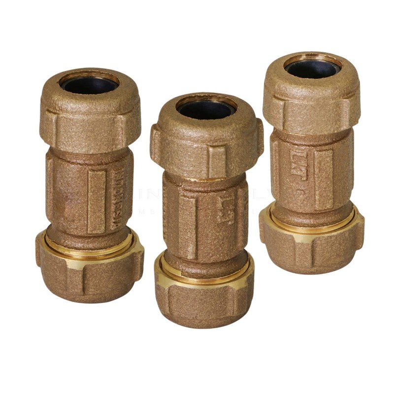 Midline Valve RSC2256 Compression Coupling, Packing Nut, Brass 3/4 in.