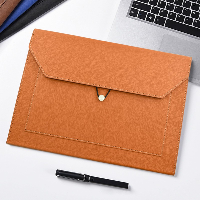 VANRA Expandable Document Folders, PU Leather Document Holder Portfolio File