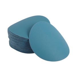 HEROFFIX 50 Pcs Car Wood Sanding Discs Smoothing Hook & Loop Sandpaper for Woodworking, Automotive Refinishing 5.91" 320 Grit Blue Zirconia Alumina