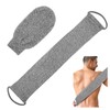 2 Pieces Back Scrubber for Shower Bamboo Fibre Exfoliating Scrubber