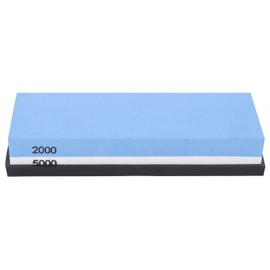 Knife Sharpener Stone Kitchen Household DoubleSided Whetstone with Base 2000 5000 Mesh
