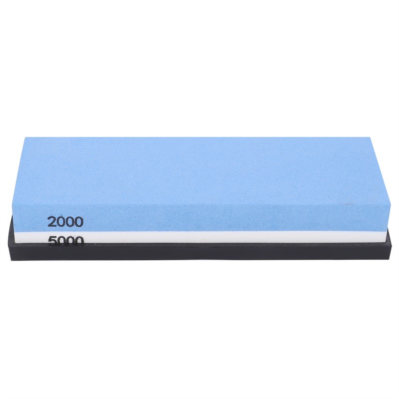 Knife Sharpener Stone Kitchen Household DoubleSided Whetstone with Base 2000