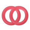Cherjoury 2 Pieces 4/5/6.5/8/10/12 inch Red Speaker Foam Surround Subwoofer