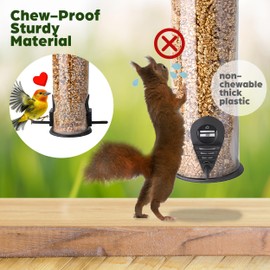 2-Pack Black Bird Feeders - Featuring 2 Feeding Ports for Outdoor Hanging, Durable Plastic and Metal Construction, Designed for Long-Lasting Use, Ideal for Attracting Birds